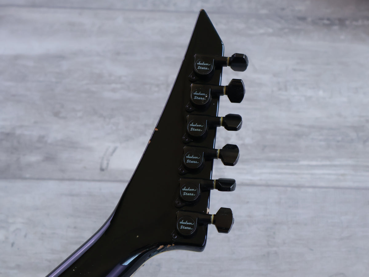 2000's Jackson Stars Japan KS-138 "Kelly Star" Neckthrough Pointy Shredder (Black)
