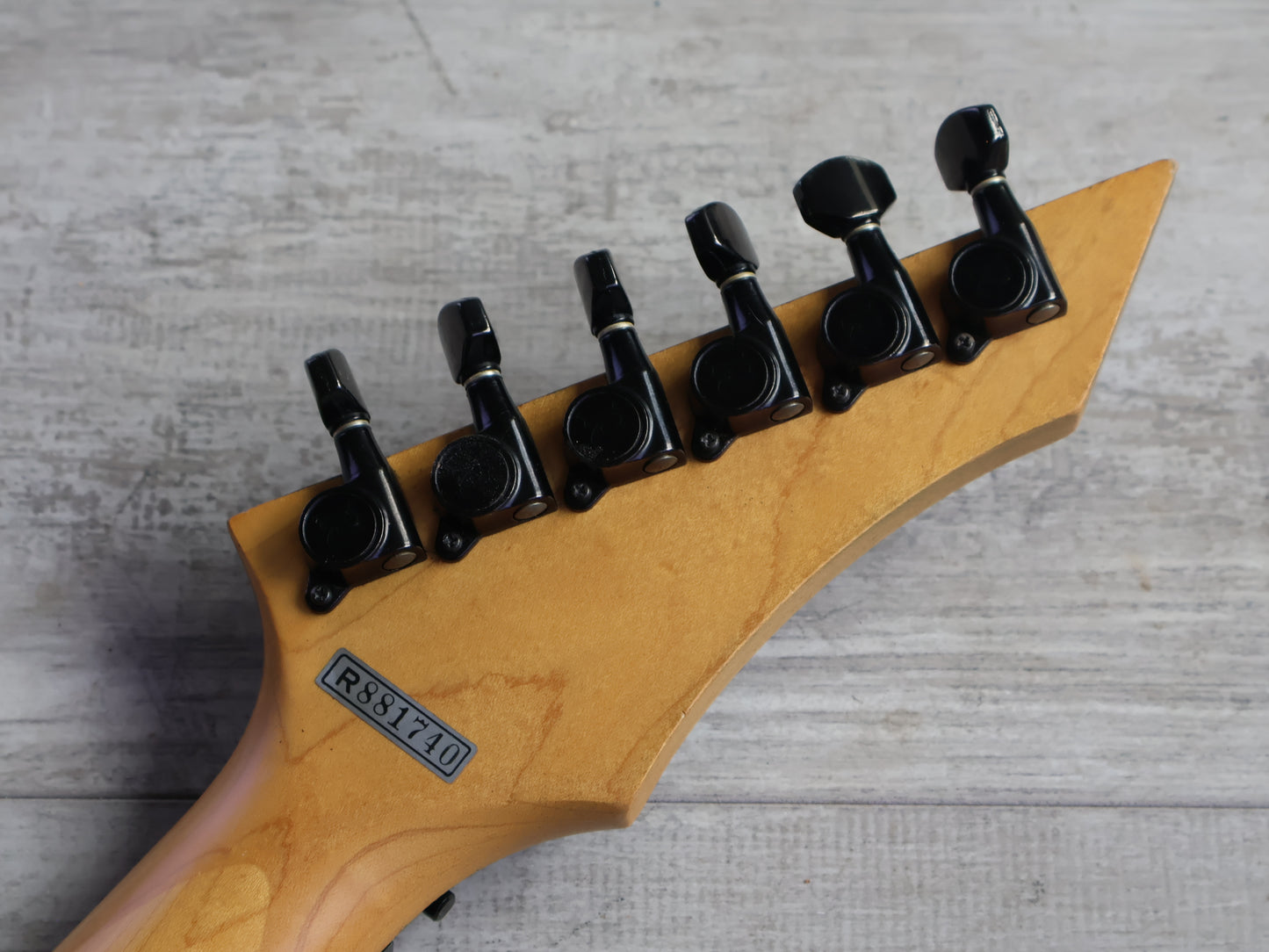 1988 BC Rich Japan GS-MR853 NJ Series Gunslinger (Black/Day Glow Green)