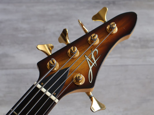 1994 Aria Pro II AVB-MIDI-05 Custom Shop Midi Enabled 5-String Bass (Sunburst)