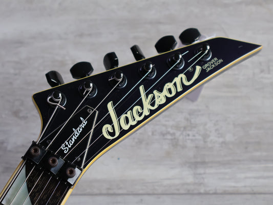 1993 Jackson Japan "Standard" Soloist Neckthrough Superstrat (Metallic Purple)