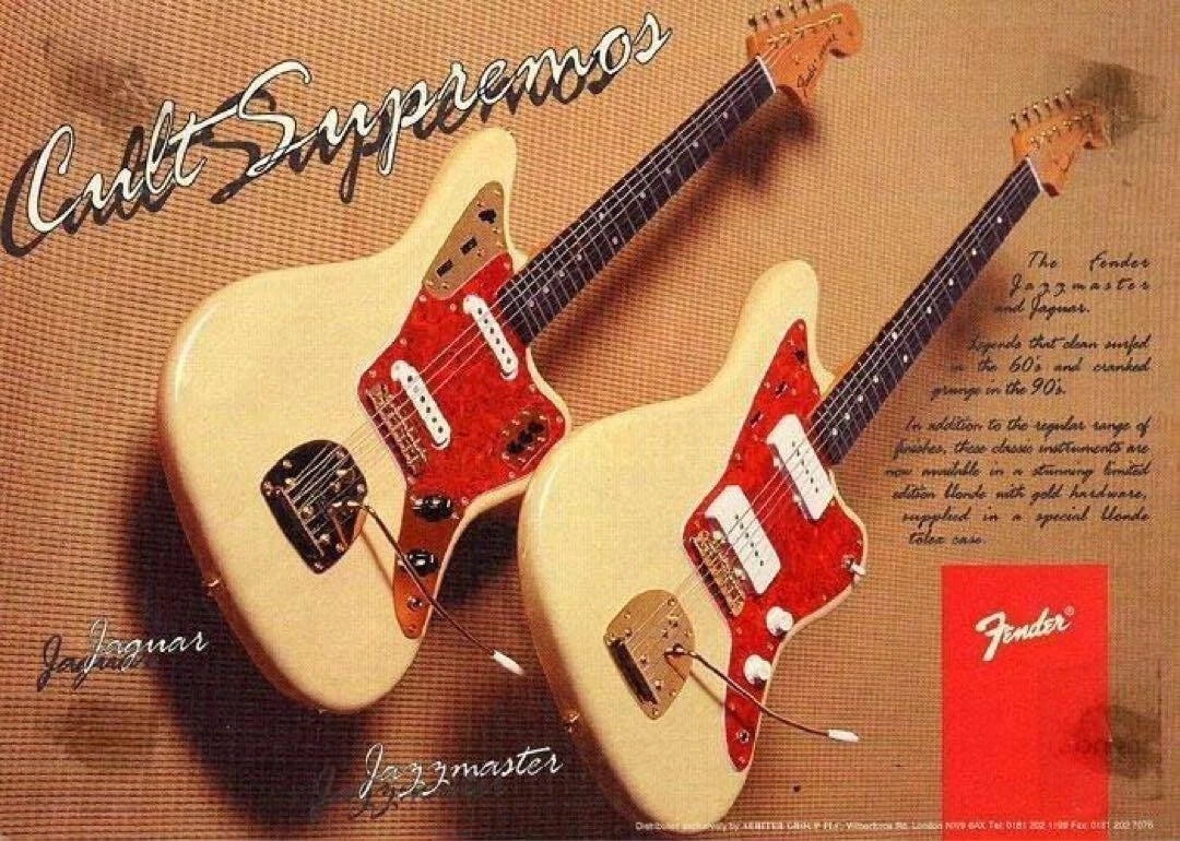 1994 Fender Japan JM66G EX Limited Edition Jazzmaster (Transparent Blonde)