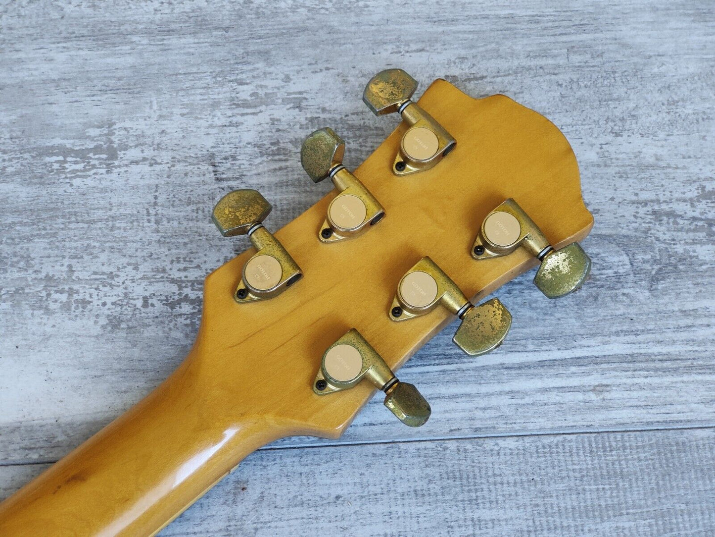 1994 Fernandes Japan MG-80x Mockingbird Hide Signature Model (Refinished Pink)