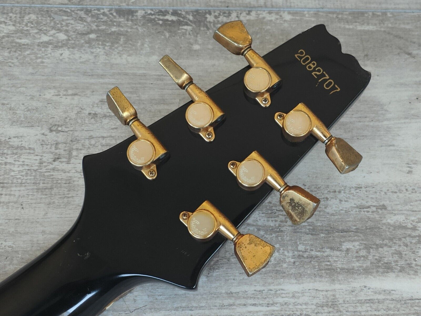 1982 Aria Pro II (Matsumoku) PE-R100 Single Cutaway w/Kahler (Flash Red)