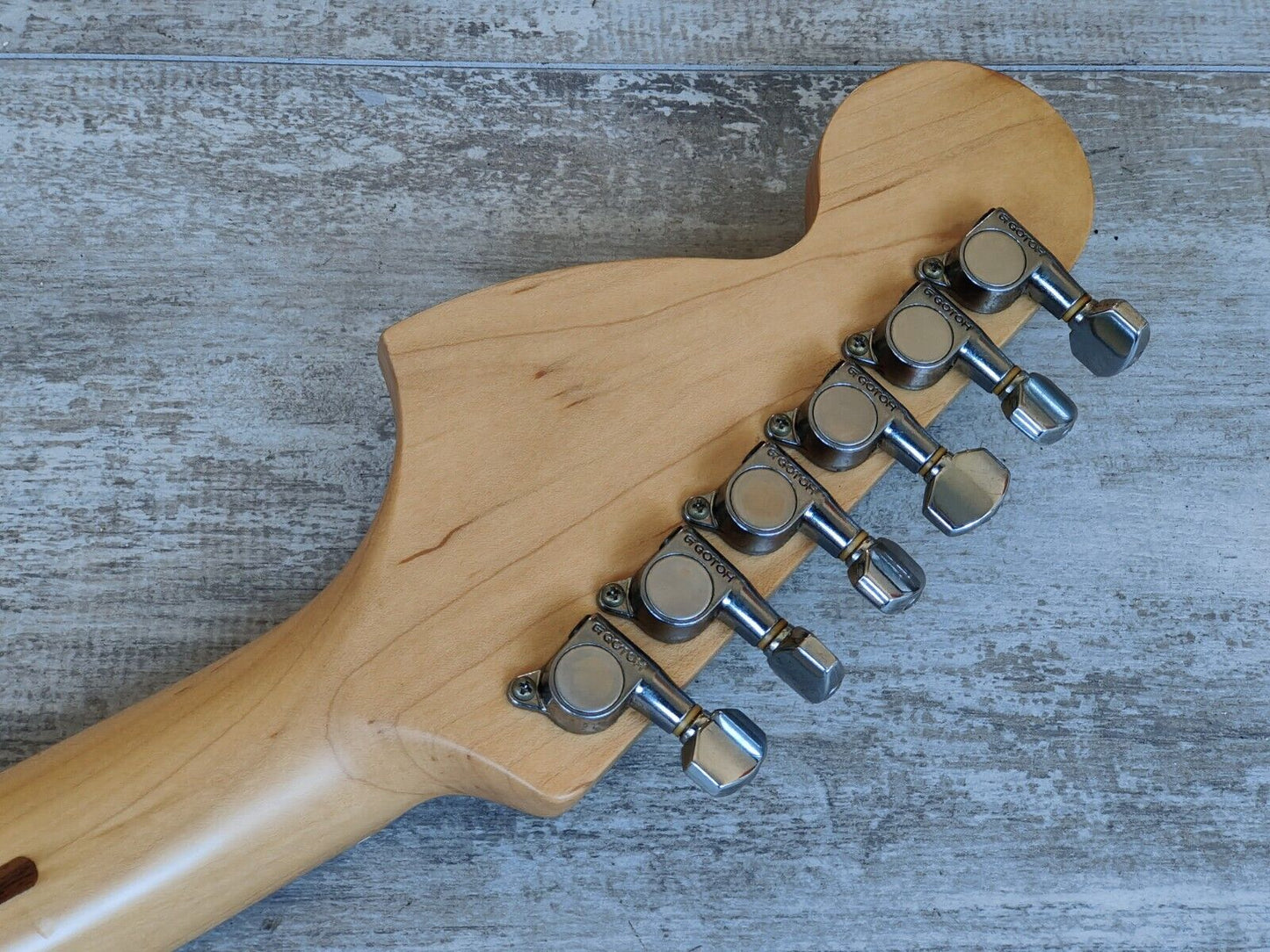 1993 Fender Japan ST-CHAMP Travel 70's Style Stratocaster (Aged White)