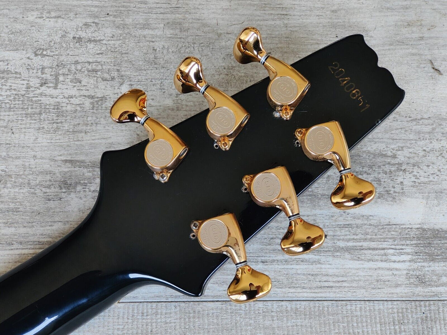 1981 Aria Pro II Japan CS-400 Cardinal Double Cutaway (Black)