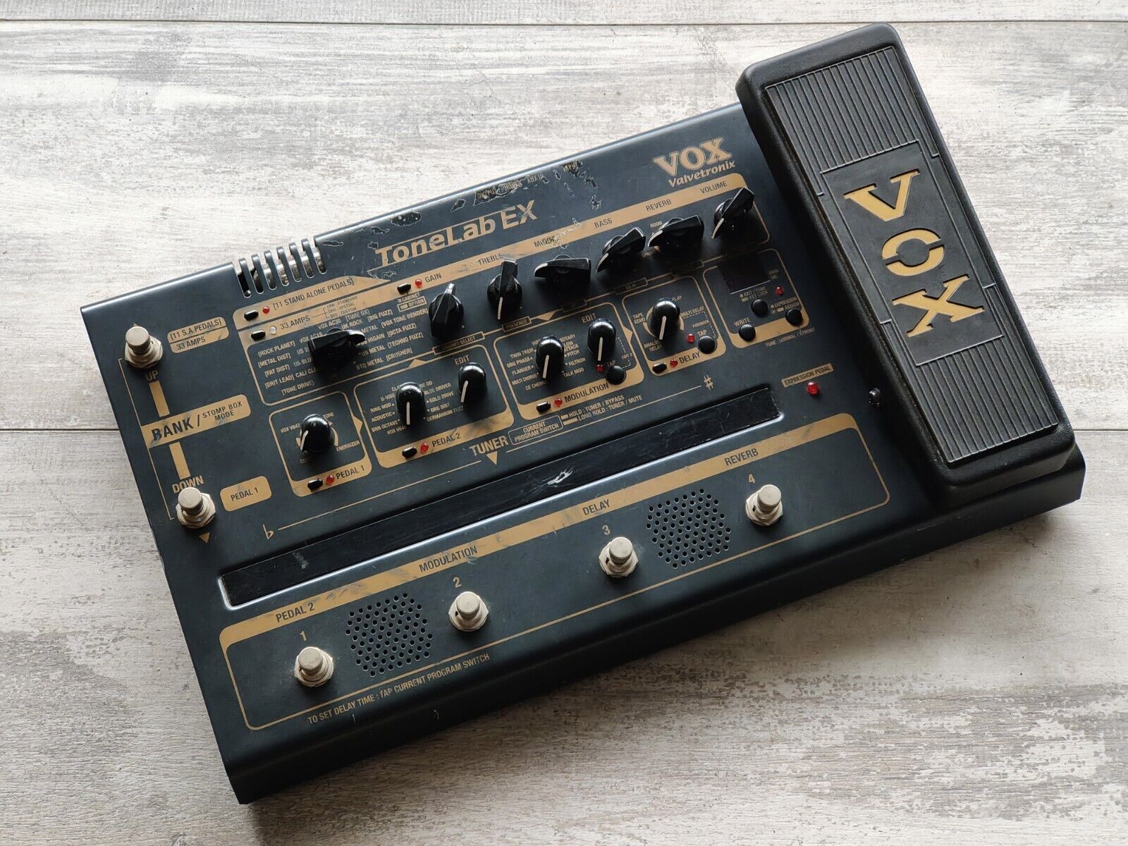 vox multi effects pedal Vox Valvetronix Tonelab EX Multi Effects Pedal – Cool Old Guitars