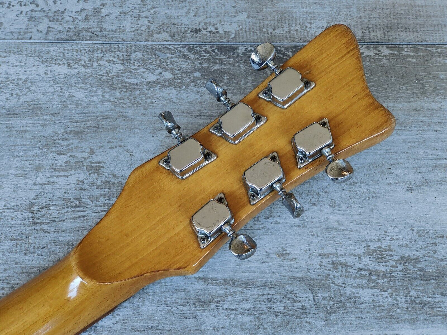 1960's Morales Japan (Mosrite) Ventures Offset Guitar (Gloss Black)