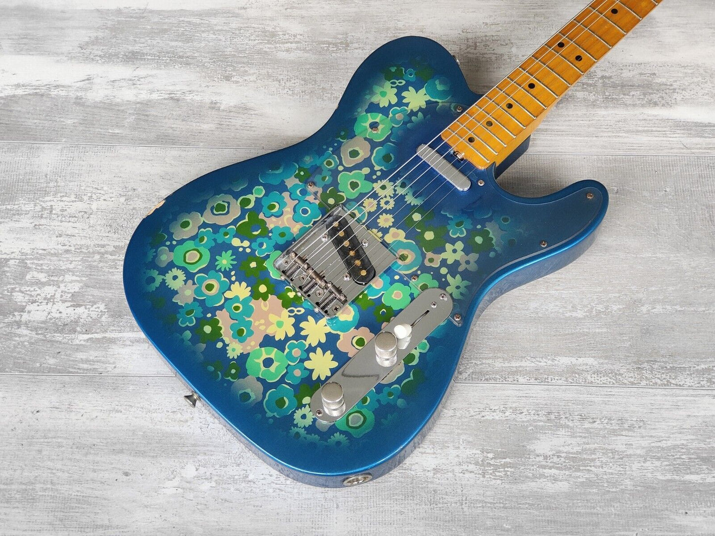 1987 Tokai Japan TE-70PR Blue Flower Twang-Style