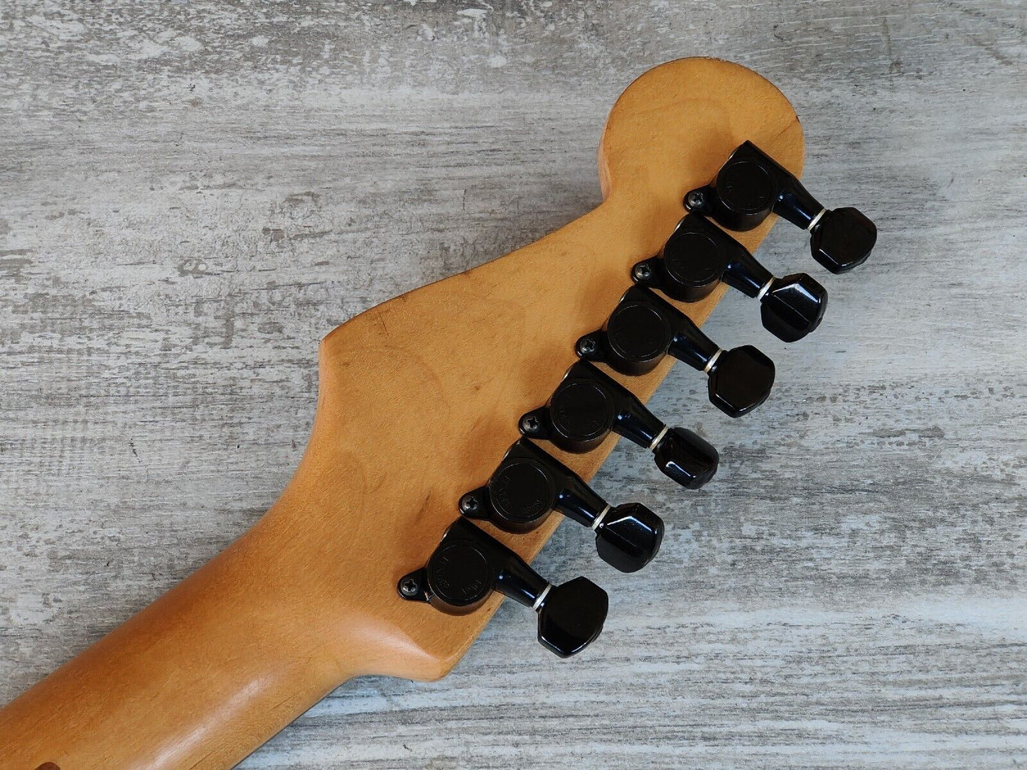 1987 Fender Japan E Series SF-455 Contemporary Stratocaster w/Kahler (White)