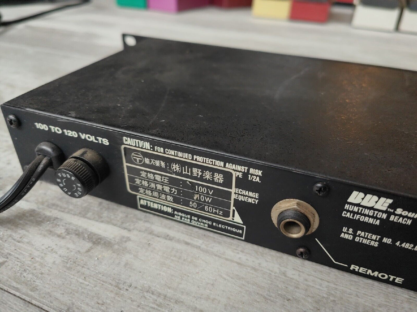 BBE Sonic Maximizer 422A Rack Unit