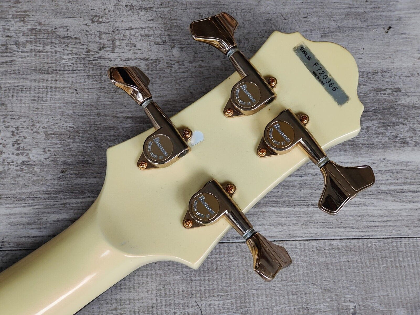 1987 Ibanez Japan RB835 Roadstar II Bass Guitar (Crystal Pearl White)