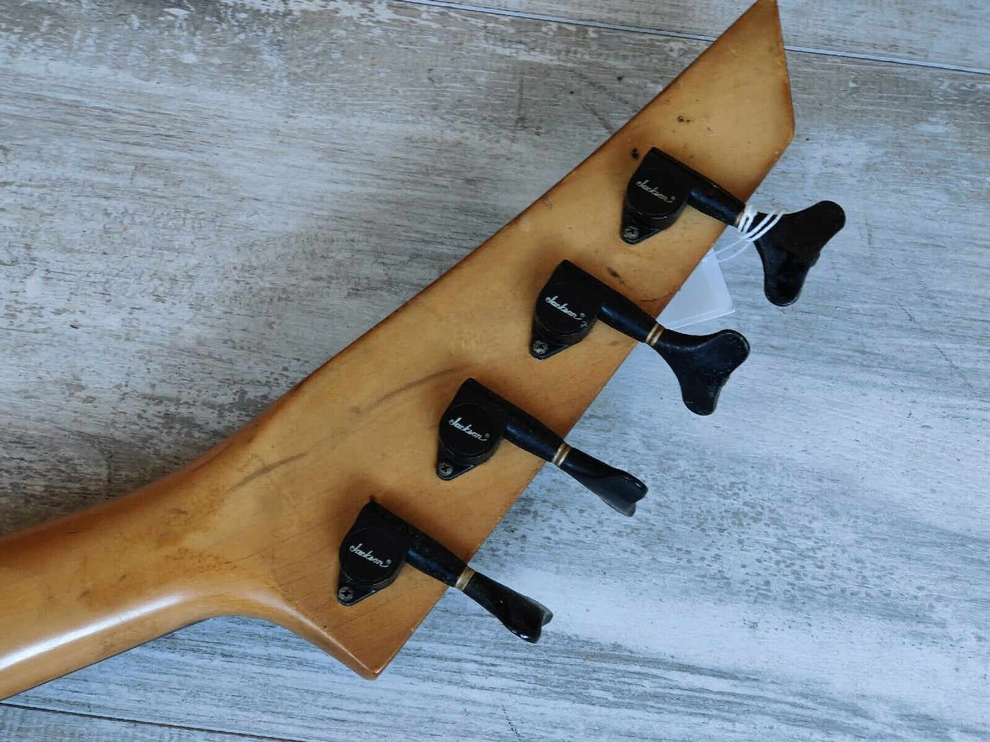 1987 Charvel Jackson Japan Model 2B PJ Bass (Black)