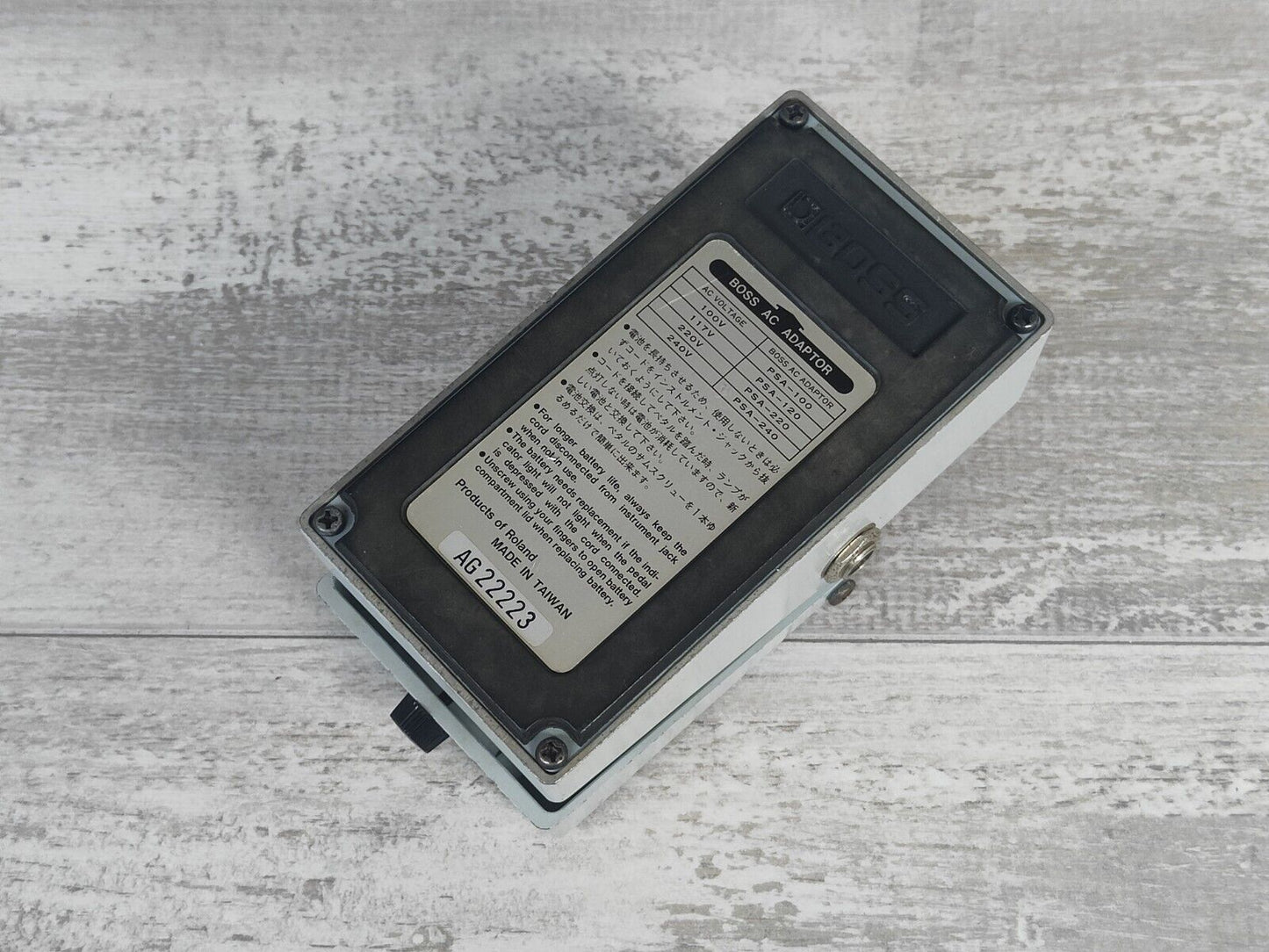 Vintage Boss PQ-4 Parametric Equalizer Effects Pedal