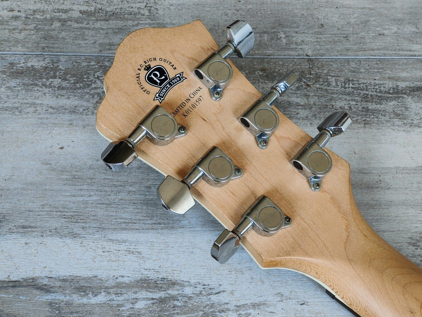 2001 BC Rich Masterpiece Mockingbird (Red Quilt)