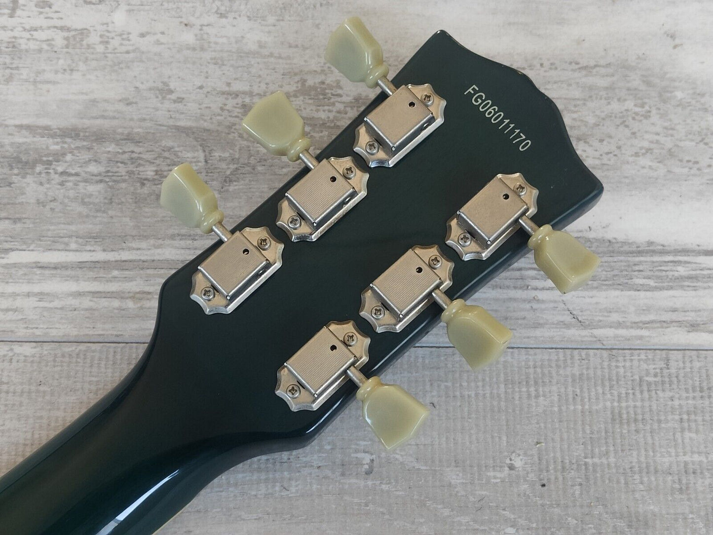 2006 Burny Les Paul Standard (Transparent Blue) w/Case