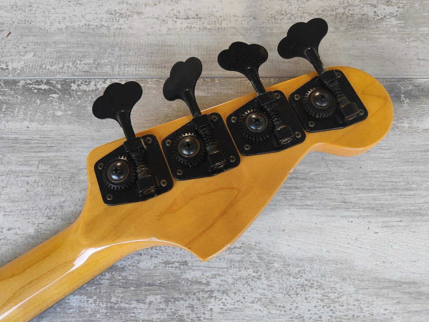 1984 ESP Japan LH Left Handed Precision PJ Bass (Transparent Red)