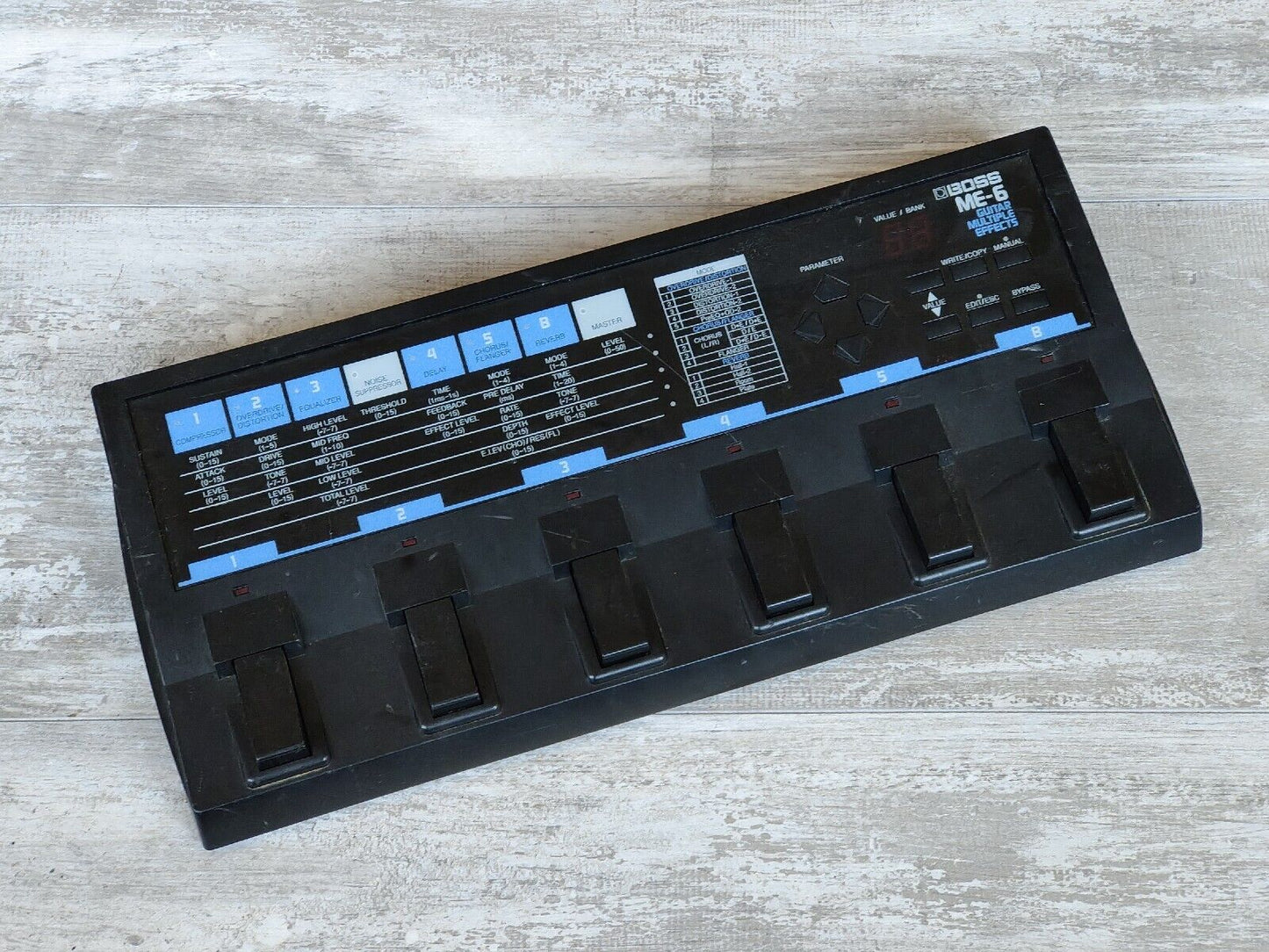 Boss ME-6 Vintage Multi Effects Pedal