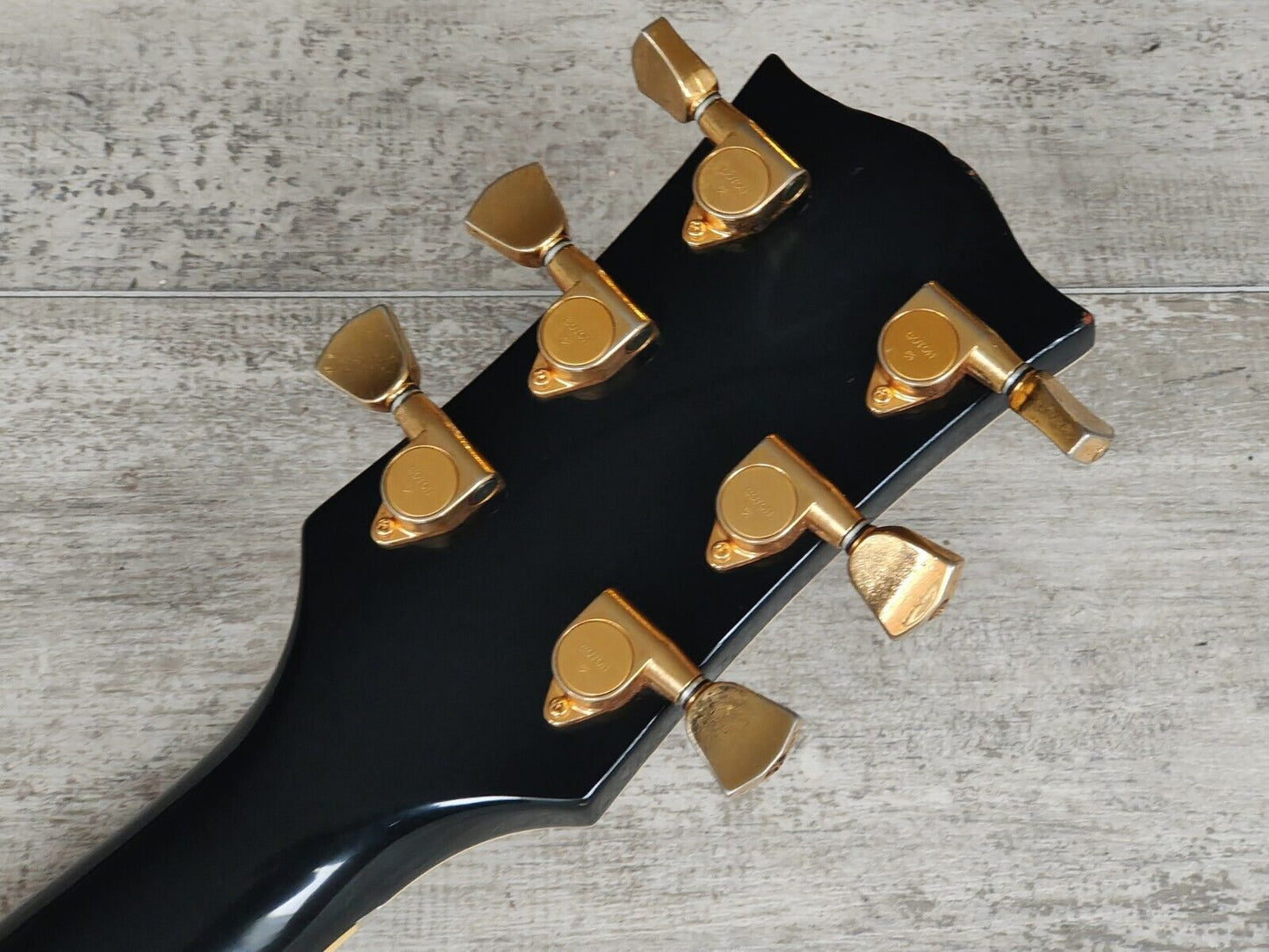 1995 Burny Japan RLC-105S Les Paul Custom "Pata" Model (Ebony)