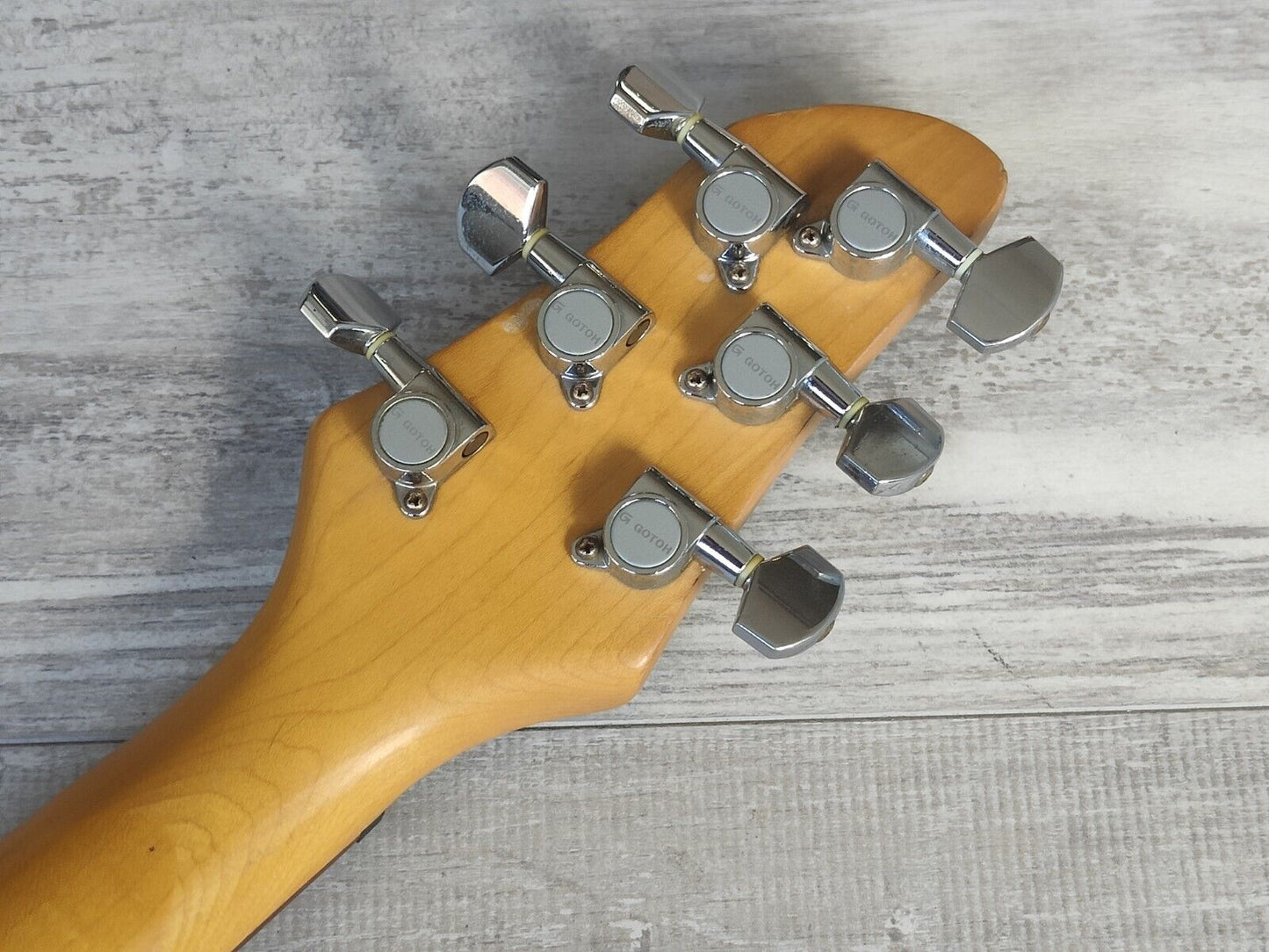 1996 Aria Pro II 615 Nashville Tele/Single Cutaway (Figured Red Burst)