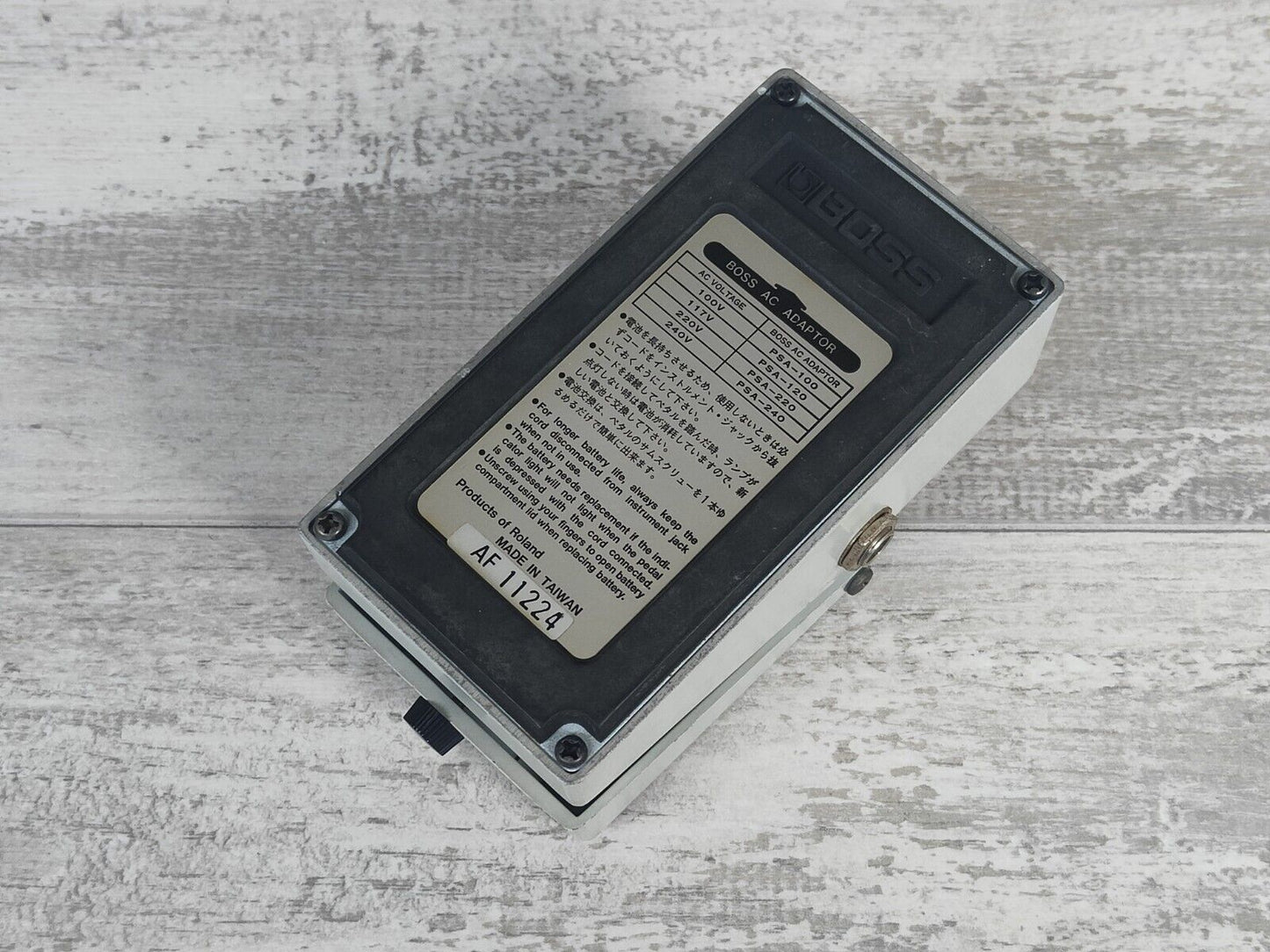 Vintage Boss PQ-4 Parametric Equalizer Effects Pedal