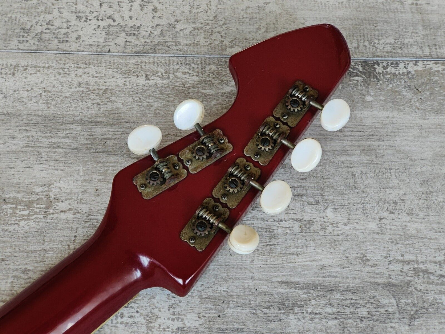 1960's Teisco Japan WG-2L w/Tokai P90's (Red)