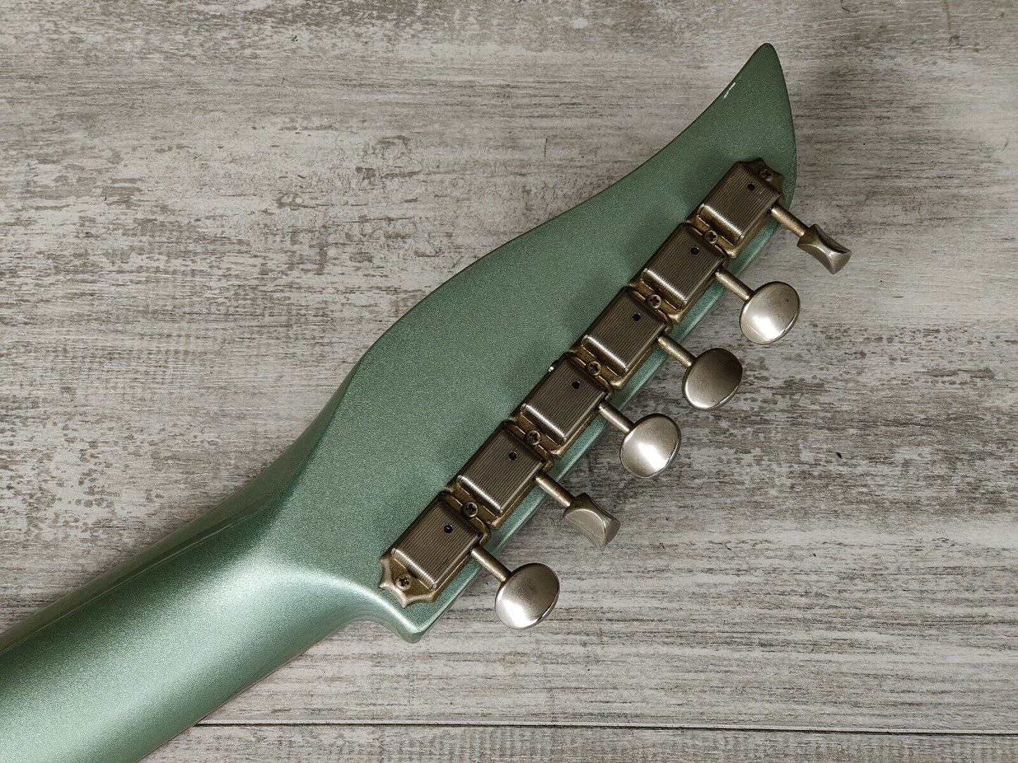 2000’s Tokai Japan Talbo Blazing Fire Cast Aluminium Electric Guitar (Green)