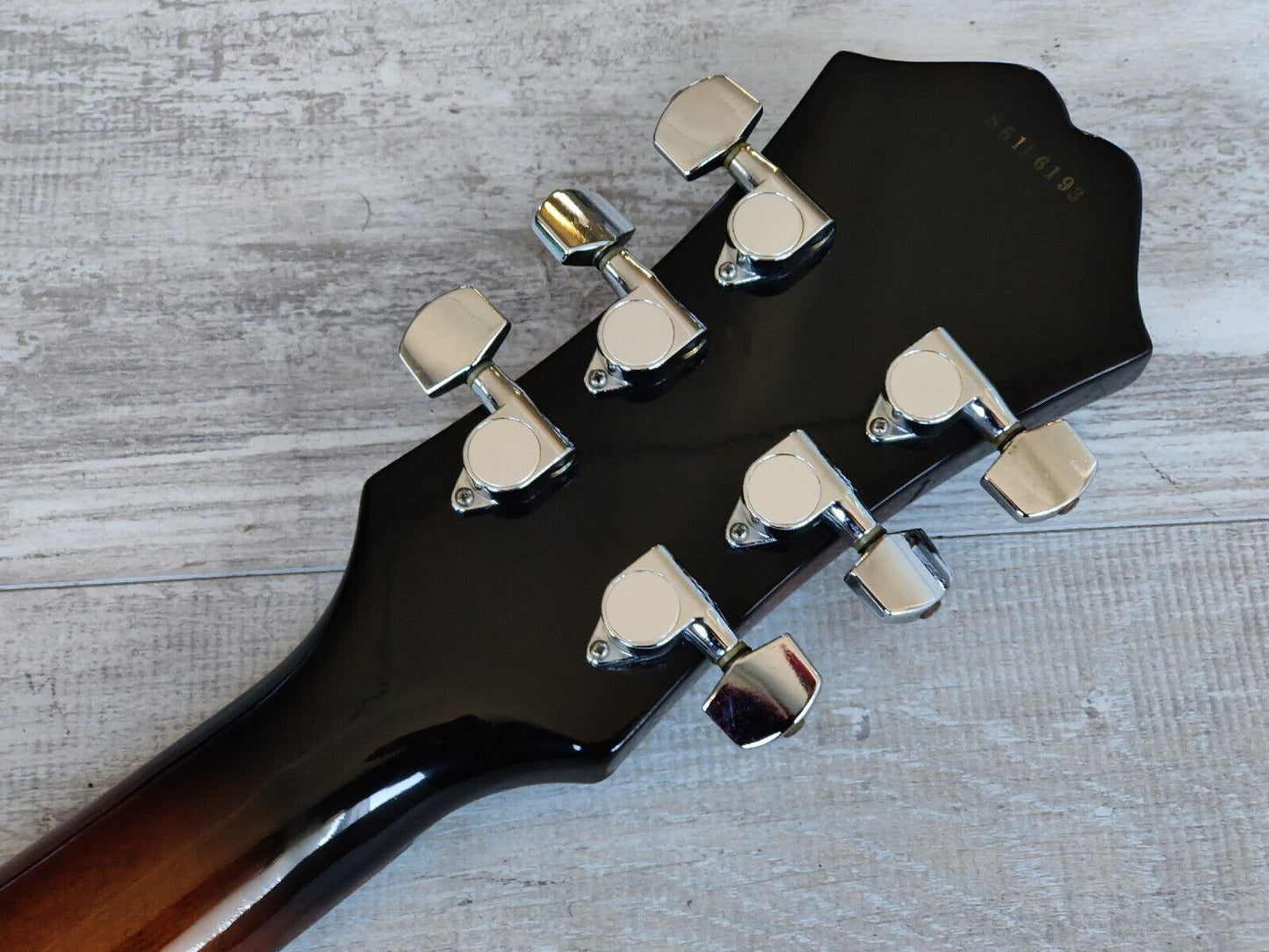 2006 Epiphone Korea DOT Semi Hollowbody Electric Guitar (Worn Brown Sunburst)