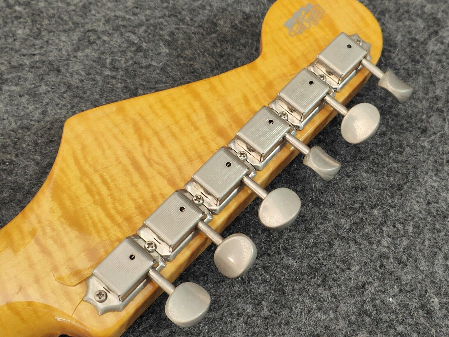 1980-85 Tokai Japan NOS Deluxe Machine Heads/Stratocaster Tuners (Black 6IL)