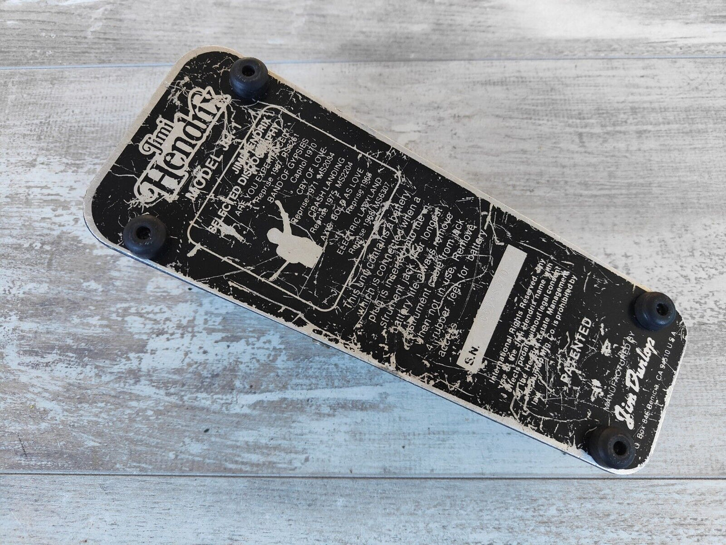 Dunlop Thomas Design Jimi Hendrix JH-1 Crybaby Wah