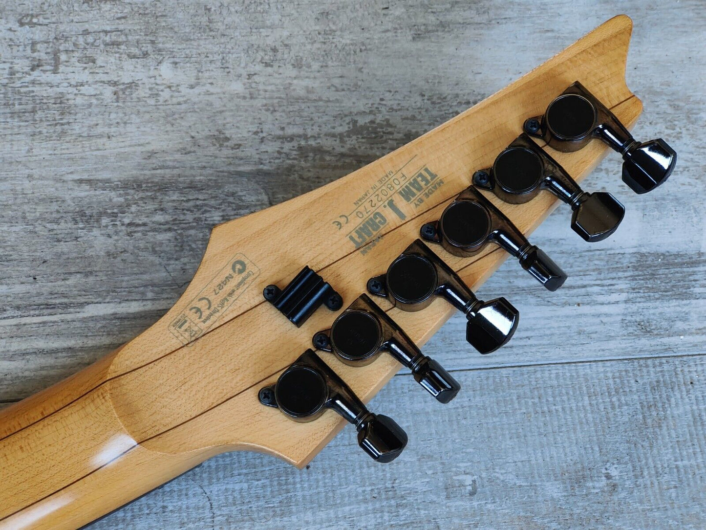 2008 Ibanez Japan S5470 S Series J-Craft Prestige (Transparent Black Sunburst)