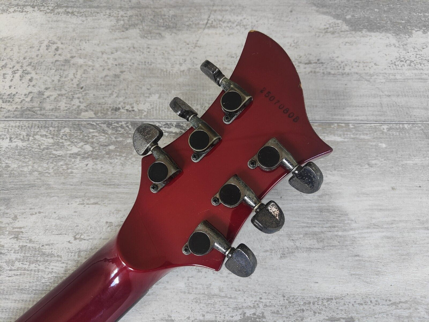 1990 ESP Japan Custom Order Eclipse Style HSS Single Cutaway Neckthrough (Red)