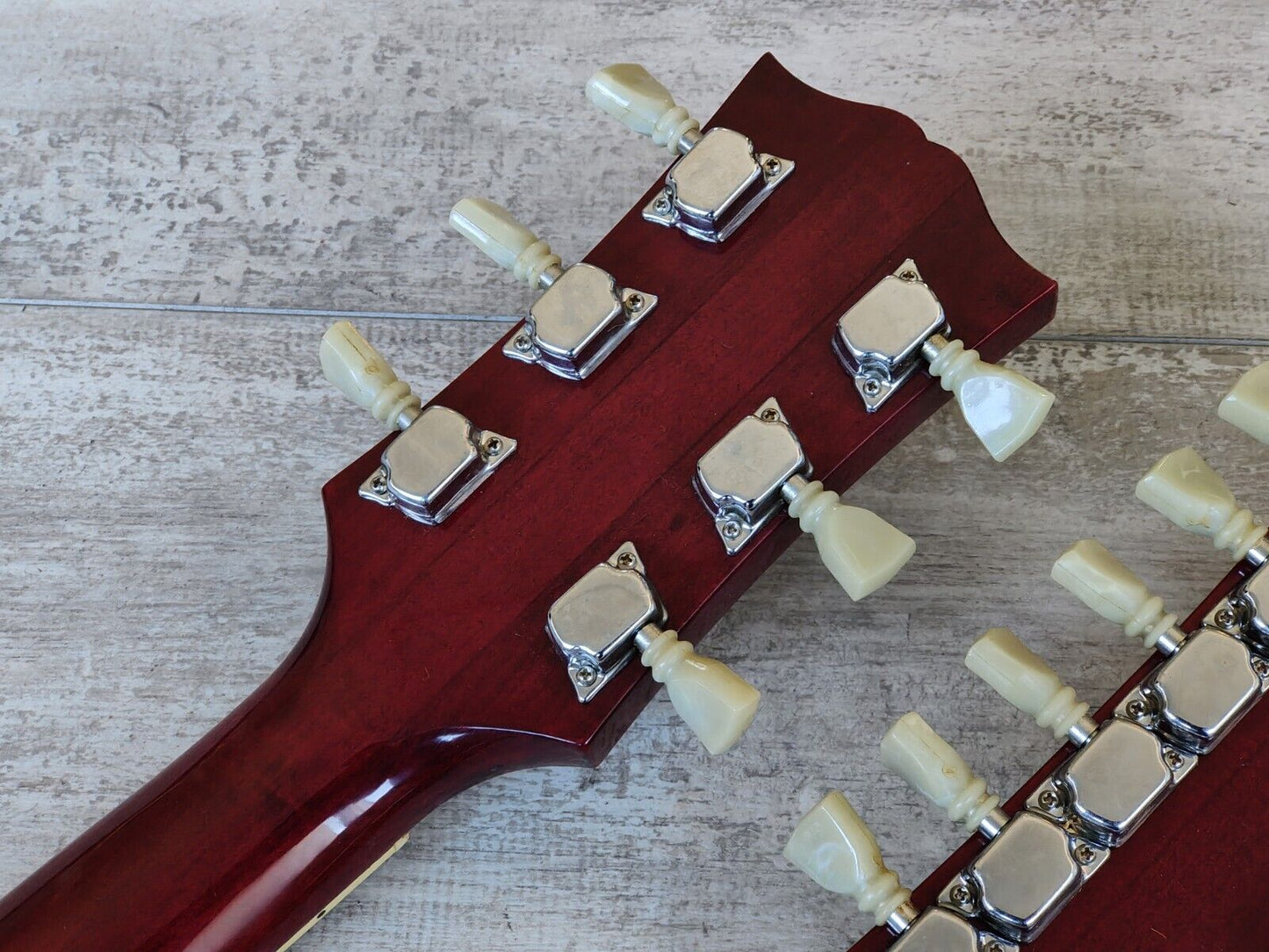 1976 Aria Japan (Matsumoku) EDS-1275 Style 6/12 Doubleneck SG (Cherry Red)