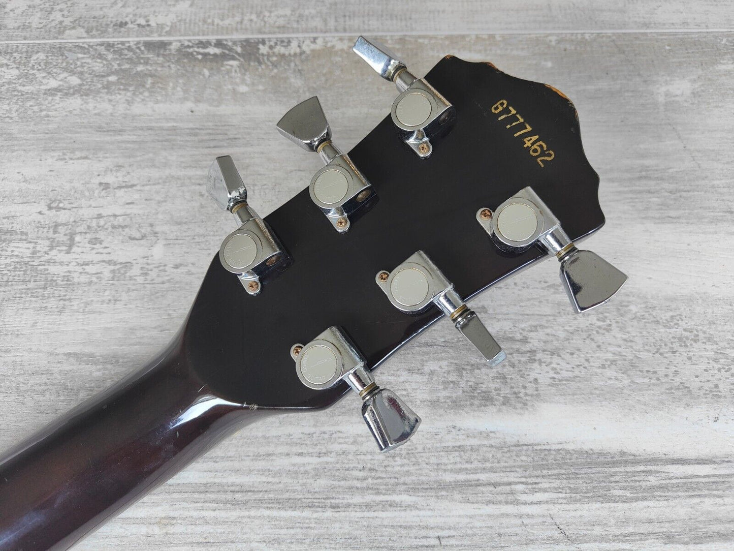 1977 Greco Japan MR-600 "Mick Ralphs" Double Cutaway w/P90's (Brown Sunburst)