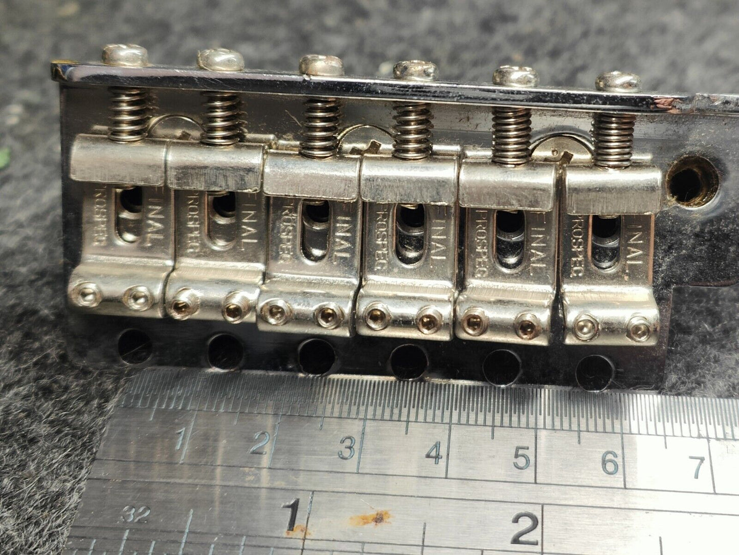 1982 Tokai "Final Prospec" NOS Stratocaster Tremolo Bridge (Chrome)