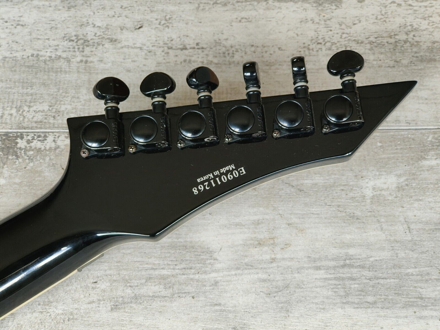 2009 B.C Rich NJ Deluxe Warlock w/EMG's (Onyx Black)