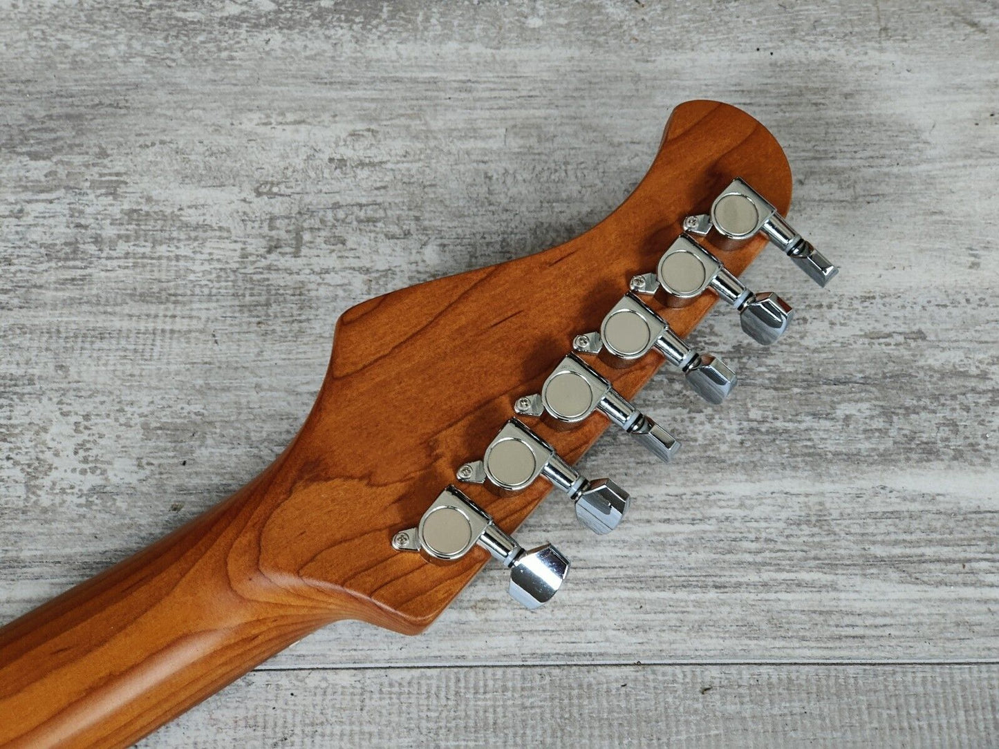 Bacchus Universe Series BST-2-RSM/M Stratocaster (Roasted Maple/Burgundy Mist)