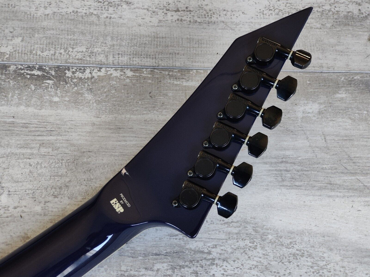 1990's Edwards Japan (by ESP) E-C-98V Flying V w/EMG's (Purple)