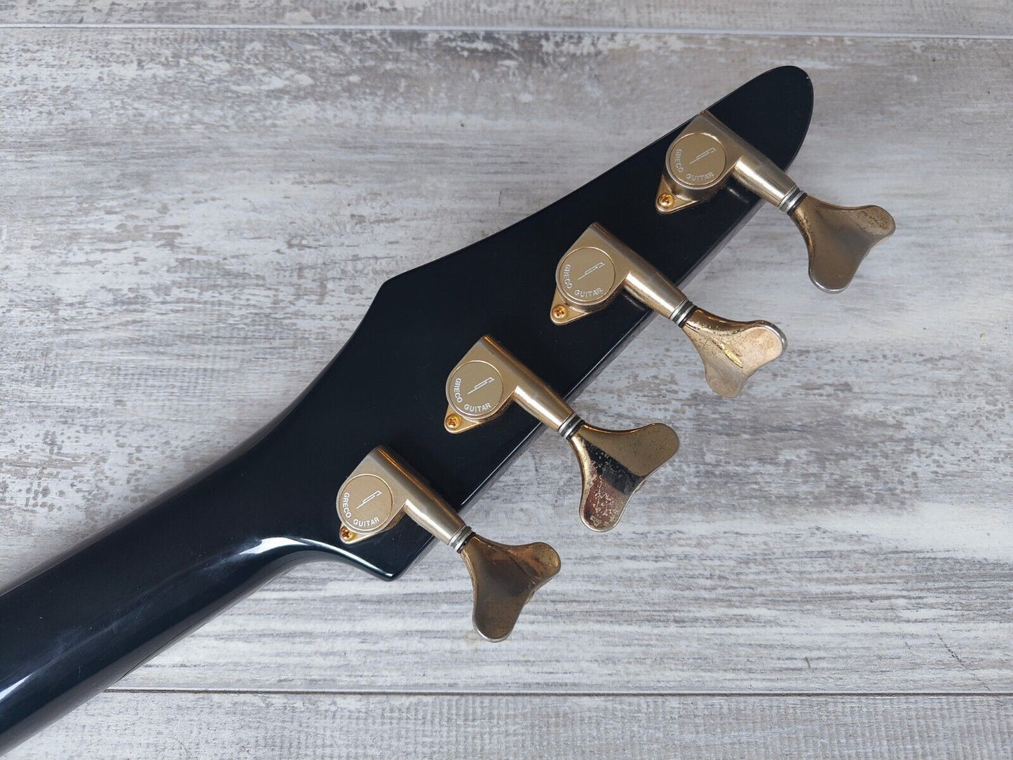 1986 Greco Japan JJB-M1 Medium Scale Electric Bass Guitar (Black)