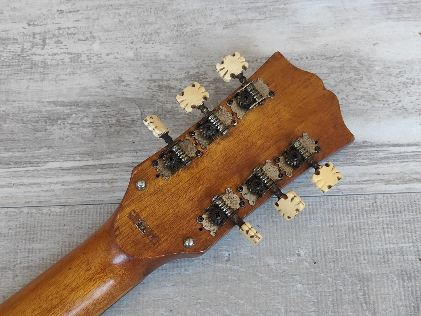 1960's Teisco Japan EP-2L Hollowbody Electric Guitar (Red Burst)