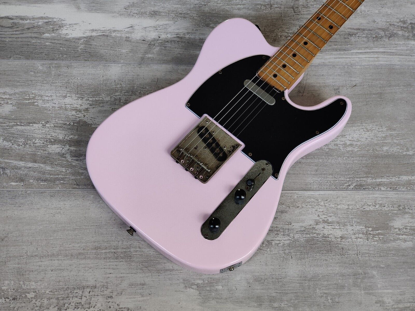 1978 Fernandes Japan FTE-60 Vintage Twang-Style (Refinished Pink)