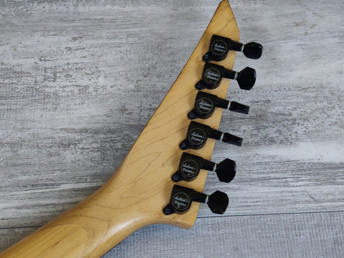 1990’s Grover Jackson Japan Rhoads Flying V Electric Guitar (Quilt Turqoise)