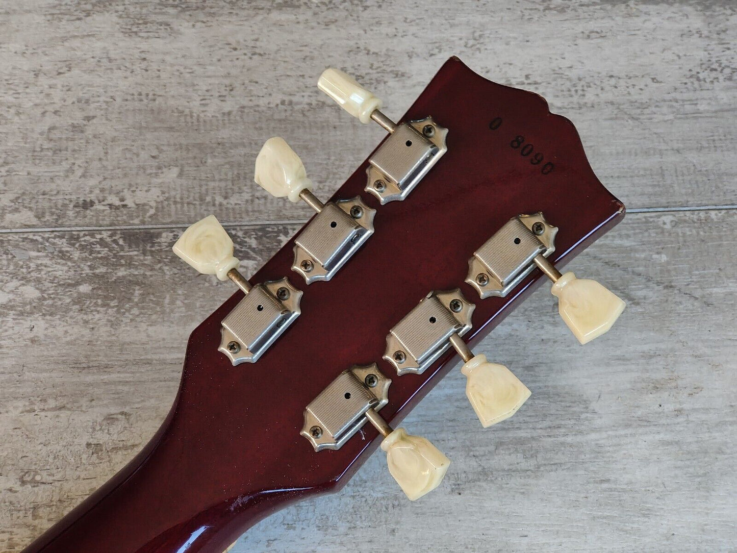 1990 Greco Japan EG-700 Les Paul Standard (Refinished Pink Top)