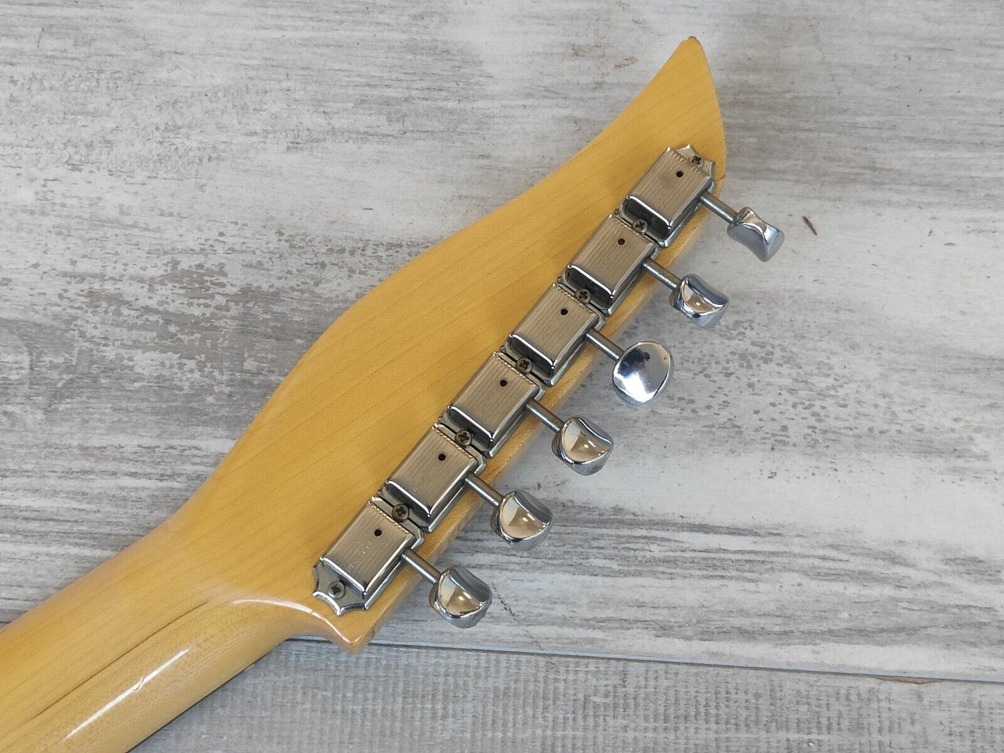 1983 Tokai Japan Talbo A-100D Blazing Fire Cast Aluminium Electric Guitar (Gold)