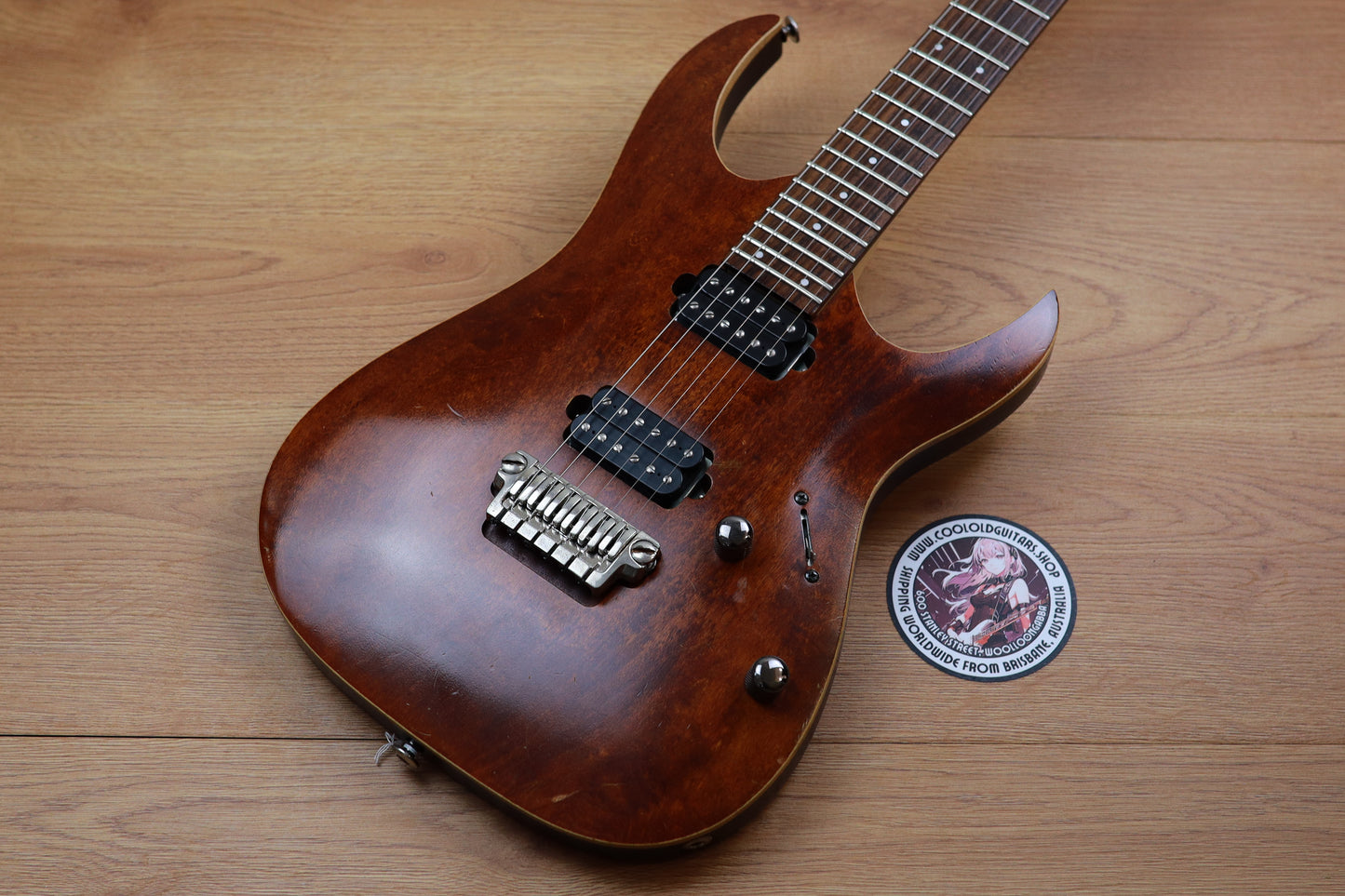 2005 Ibanez Japan Prestige RGA121 HH Superstrat (Brown)