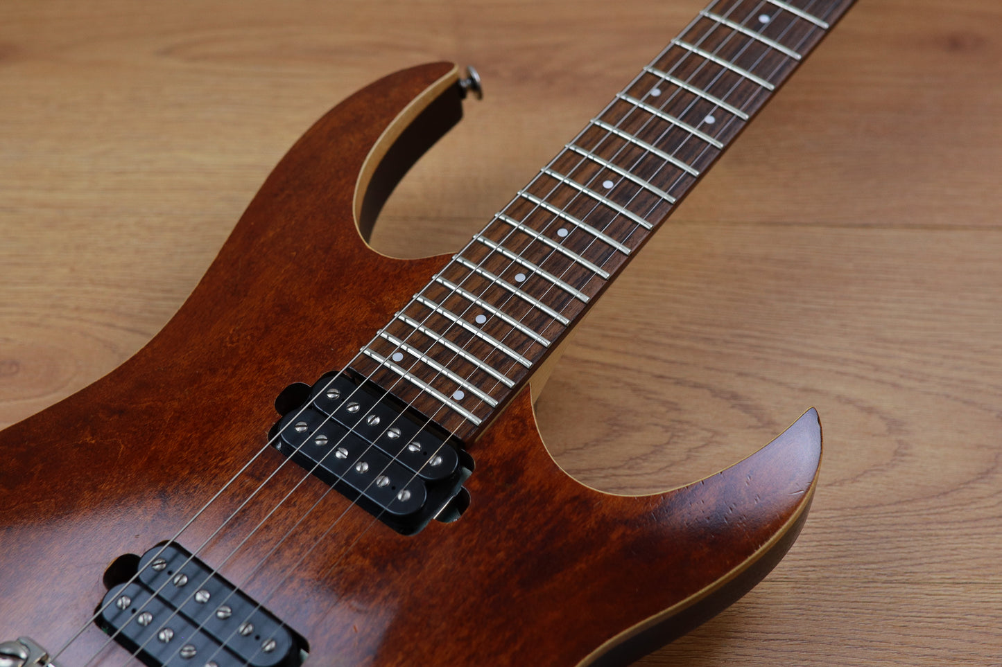 2005 Ibanez Japan Prestige RGA121 HH Superstrat (Brown)