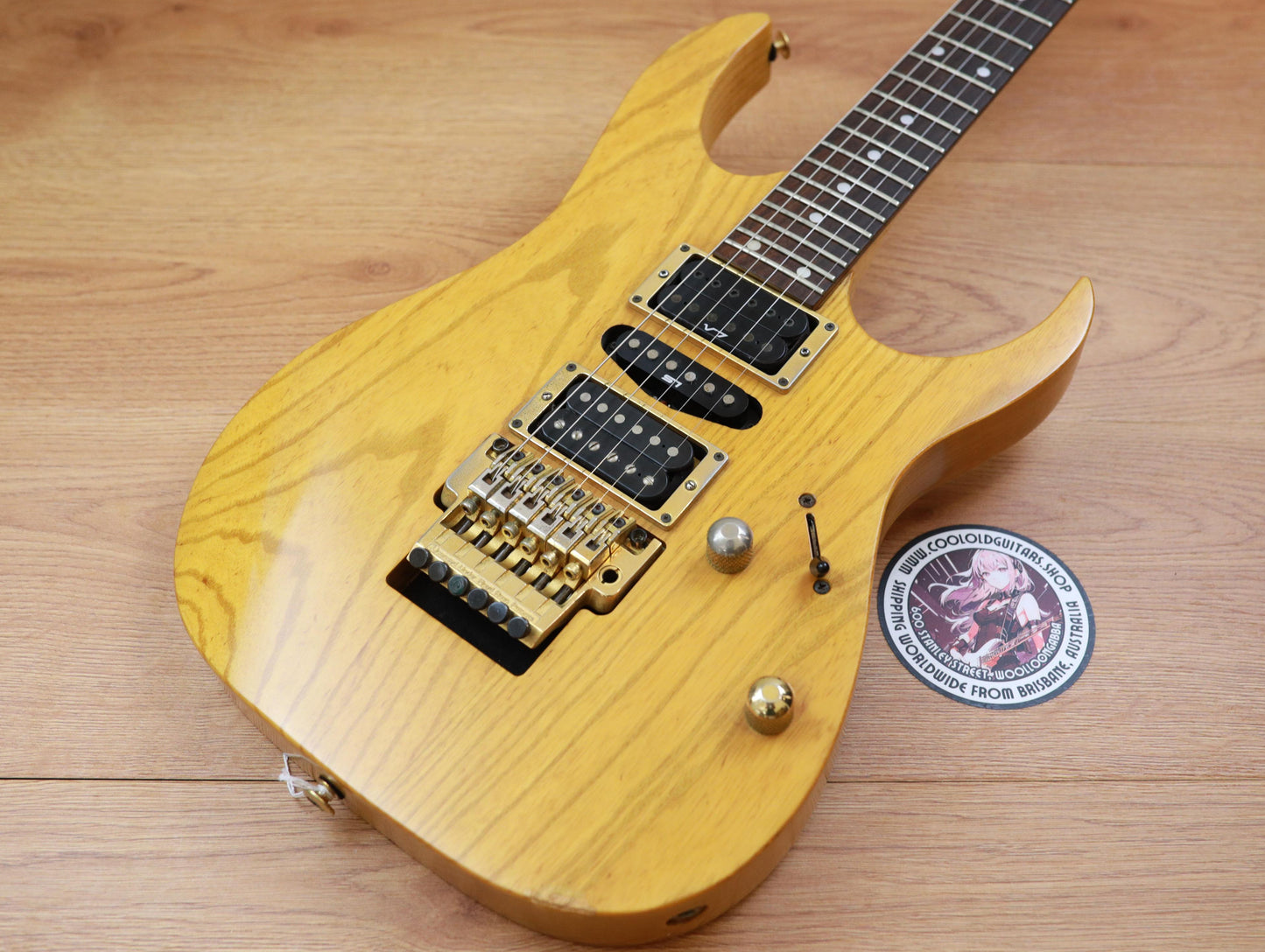 1993 Ibanez Japan RG670 HSH Superstrat (Natural Matte)