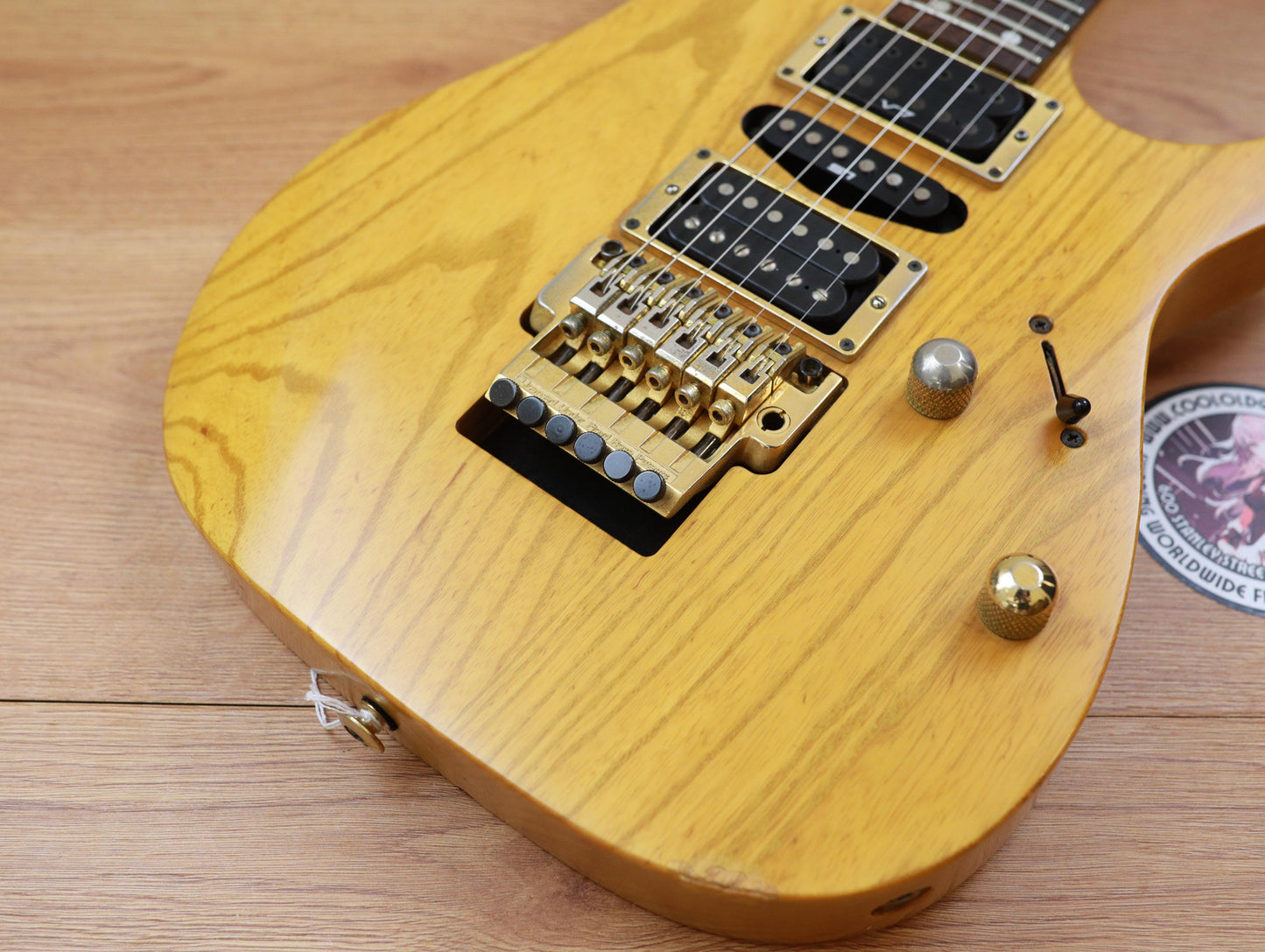 1993 Ibanez Japan RG670 HSH Superstrat (Natural Matte)