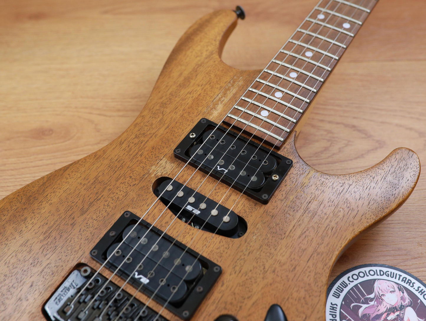 1997 Ibanez Japan S470 S Series Superstrat Stained Oil (Natural Mahogany)