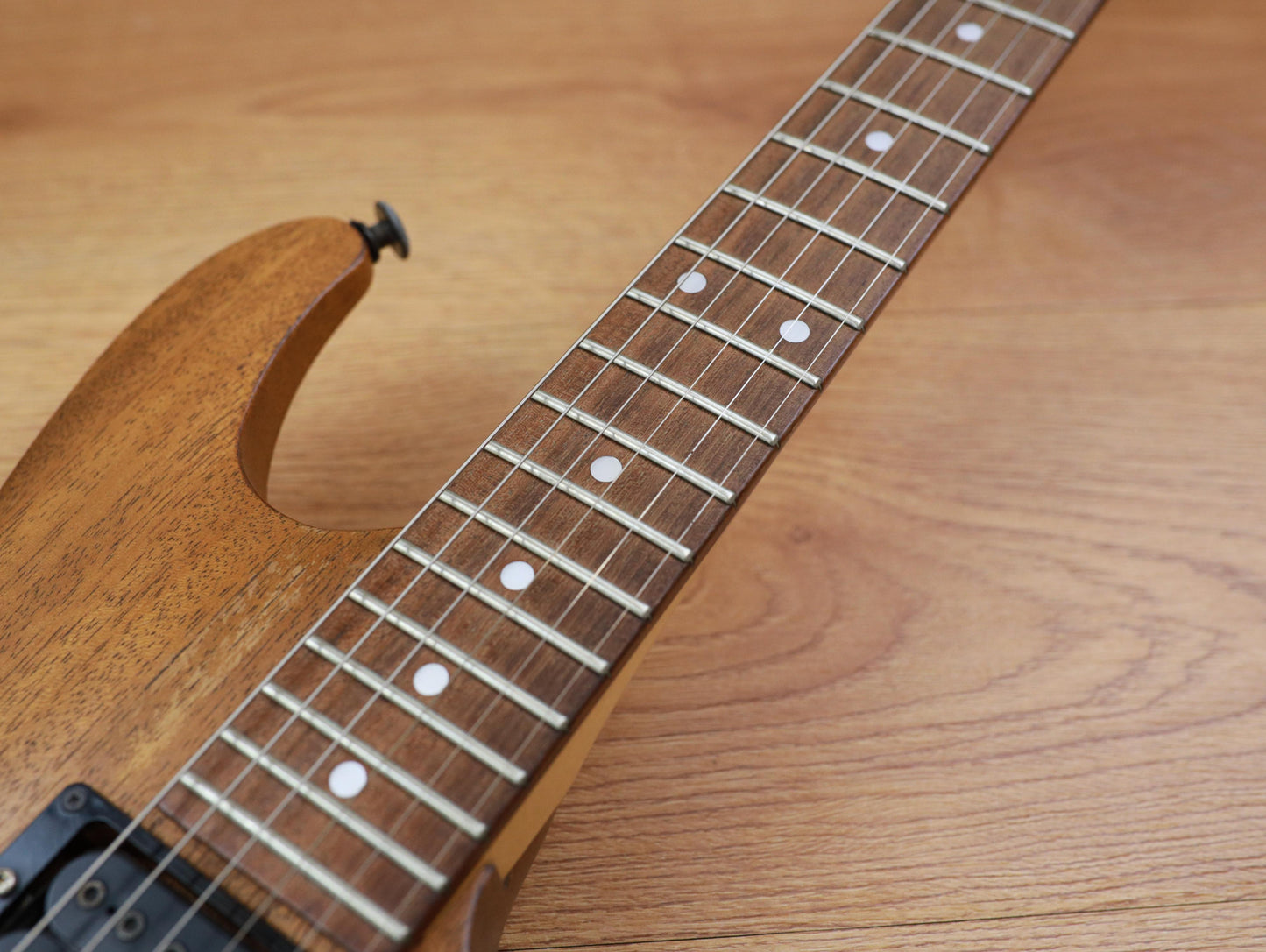 1997 Ibanez Japan S470 S Series Superstrat Stained Oil (Natural Mahogany)