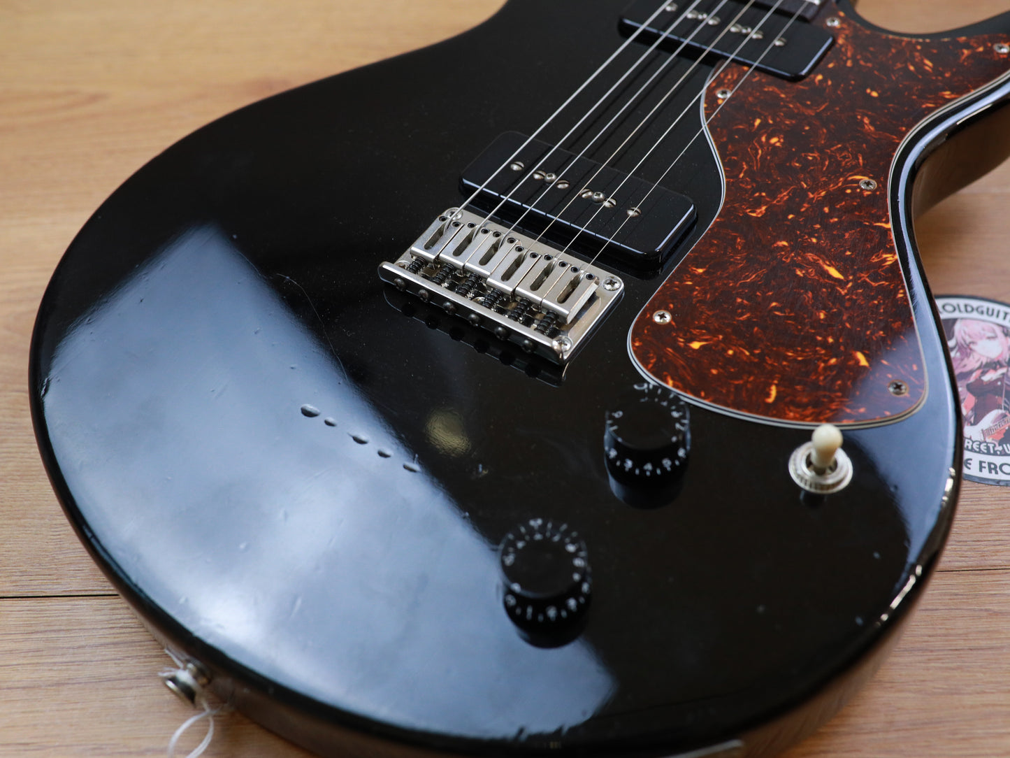1990's Yamaha Japan SG-RR Standard Double Cutaway w/P90 (Black)